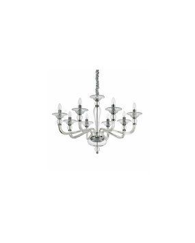 Люстра підвісна Ideal Lux Danieli Sp8 Trasparente 159980 159980-IDEAL LUX фото