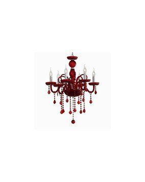 Люстра підвісна Ideal Lux / Ідеал Люкс GIUDECCA SP6 ROSSO 027418-IDEAL LUX фото