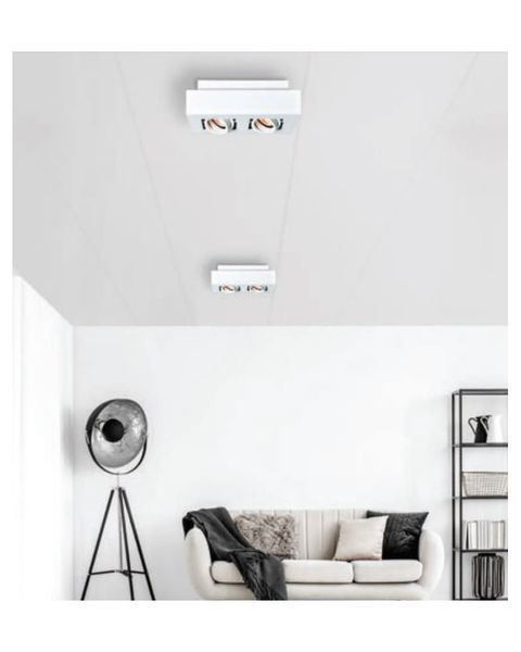 Точечный светильник AZzardo AZ4433 Nikea 2 Gu10 Wh/Bk AZ4433 фото